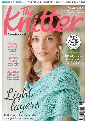 Fashion Knitting, The Knitter, Vogue Knitting, Lace Wrap, Crochet Magazine, Knitting Magazine, Wrap Pattern, Knitting Books, Afghan Blanket