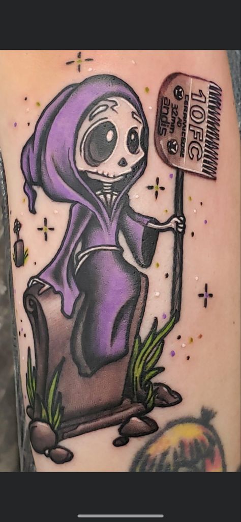 Dog Grooming Tattoo Ideas, Dog Grooming Tattoo, Grooming Tattoo, Reaper Tattoo, Ink Ideas, Dog Grooming, Tatting, Tattoo Ideas, Tattoos