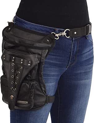 Thigh Straps, Leather Utility Belt, Thigh Bag, Hip Purse, Armor Clothing, Holster Bag, Steampunk Clothing, Hip Bag, Bago