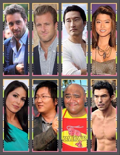 Steve, Danny, Chin, kono, Catherine, Max, Kamekona's and Adam... When is catherine coming back? Hawaii 5 0 Cast, Hawaii 5 0, Grace Park, Scott Caan, Magnum Pi, Hawaiian Tattoo, Polynesian Designs, Best Tattoos, Animal Totem