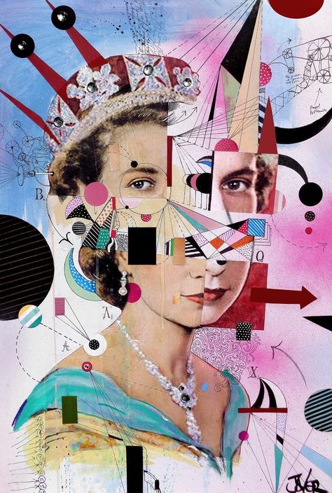 Collage Project Ideas, Marcelo Monreal, Feminist Collage, Louis Jover, Deconstructed Art, Loui Jover Art, Loui Jover, Collage Portrait, Collage Art Projects