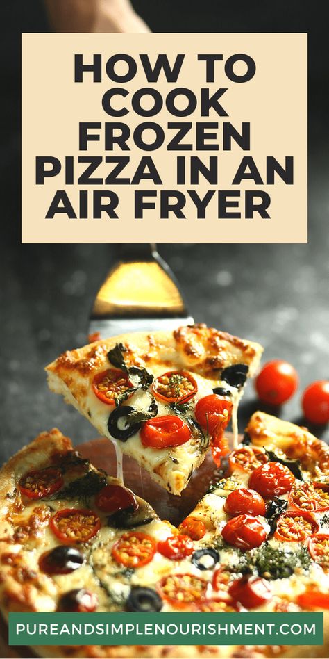 Frozen Pizza In Air Fryer, Air Fryer French Bread, Pizza In Air Fryer, Pizza In The Air Fryer, Homemade Frozen Pizza, Pizza Deep Dish, French Bread Pizzas, Type Of Pizza, Air Fryer Pizza