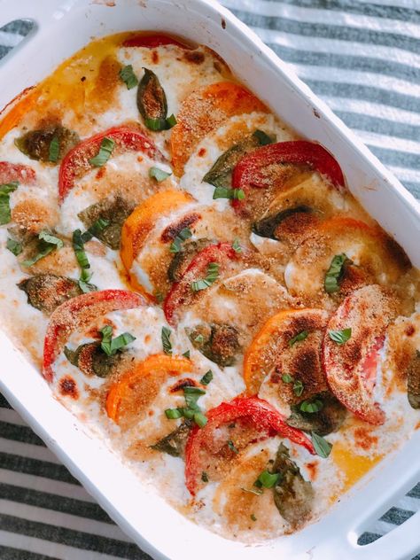 Baked Caprese, Pizza Lovers, Breakfast Casserole, One Pot Meals, Caprese Salad, Grilled Chicken, Paleo Gluten Free, Vegetable Recipes, Summer Recipes