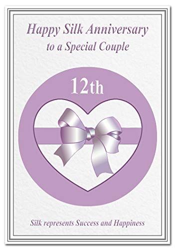 Happy 12th Anniversary, 12th Wedding Anniversary, 12th Anniversary, Wedding Anniversary Wishes, Husband Card, Office Branding, Happy Wishes, Wedding Anniversary Cards, Gift Bows