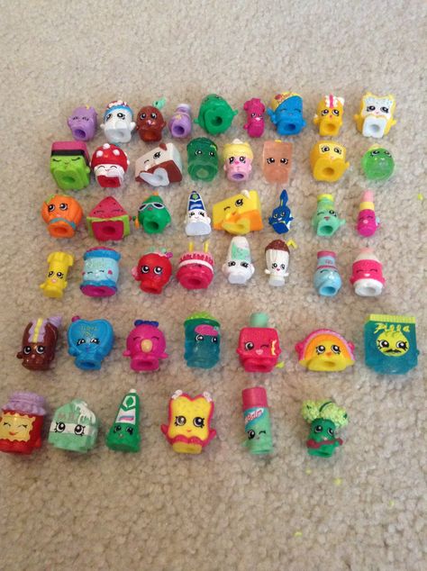 All my season 1 SHOPKINS 😍😍😎 super close to getting all of them but super hard to find when there not 100$ for a pack Shopkins Aesthetic, Shopkins Nostalgia, Shopkins Collection Display, Shopkins Collection, Shopkins Lil Secrets, Shopkin Dolls, Shopkins Season 2, Shopkins Season 1, Season 1 Shopkins