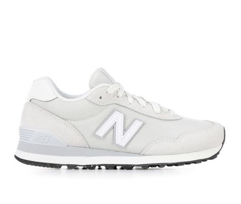 All White New Balance, White New Balance, New Balance 515, Shoe Room, Grey New Balance, Preppy Shoes, Preppy Summer Outfits, New Balance Women, Shoe Carnival