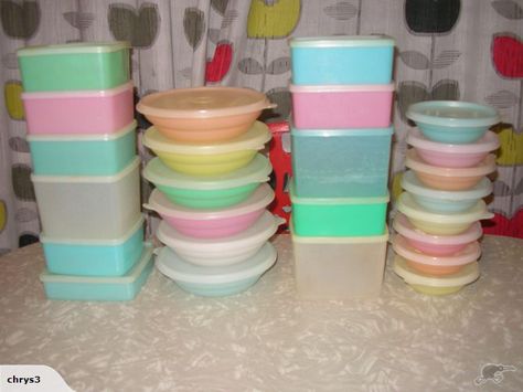 Gorgeous Retro Tupperware Collection | Trade Me Retro Tupperware, Tupperware, Food Storage Containers, Antique Collection, Food Storage, Bowl, Make It Yourself, Tableware, 10 Things