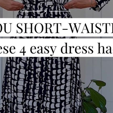 Gabi Conac on Instagram: "Are you short waisted like me? Here are some easy hacks I learned as a personal stylist. 💃 1️⃣ The waistband will likely hit you way lower when your natural waist creating a disproportionate, unflattering silhouette. Here is what you can do about it. Get a thicker waist belt and strategically place it one, two inches above the waistband. It will hide the original waistband and create the optical illusion of a higher waist. 2️⃣ If you are short-waisted, most dresses plunge too low under your armpits. Opt for designs with adjustable spaghetti straps rather than basic ones. Alternatively, layer a blazer, a sweater, or a leather jacket if you don’t have adjustable straps. 3️⃣ Belt or tie loops are frustrating because they hit way lower than your natural waist. Cut Styles For Short Waisted Women, Short Waisted Fashion Tips, Short Waisted Outfits, Easy Hacks, Under Dress, Short Waist, Girly Stuff, Optical Illusion, Simple Tricks