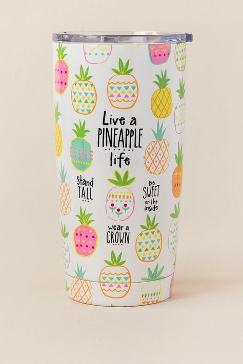 Pineapple Life Tumbler Pineapple Kitchen, Pineapple Lovers, Pineapple Water, Drink Cozies, Brown Spots Removal, Pineapple Decor, Cute Water Bottles, Proper Nutrition, Brown Spots