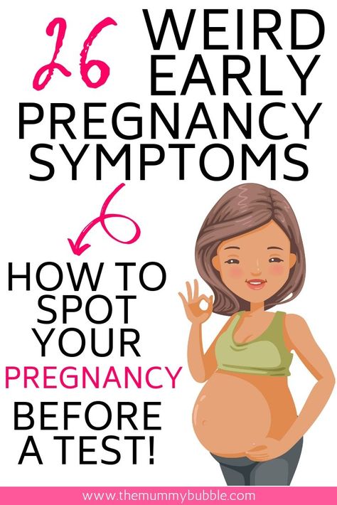 Wondering if you're pregnant but it's too early to take a test? Check out these 26 weird but normal early pregnancy symptoms plus tips on how to cope with the really unpleasant ones #pregnancy #pregnant Pregnancy Symptoms By Week, Pregnancy Info, Early Pregnancy, Pregnancy Hormones, All About Pregnancy, Get Pregnant Fast, Pregnancy Advice, Positive Test, Baby Facts