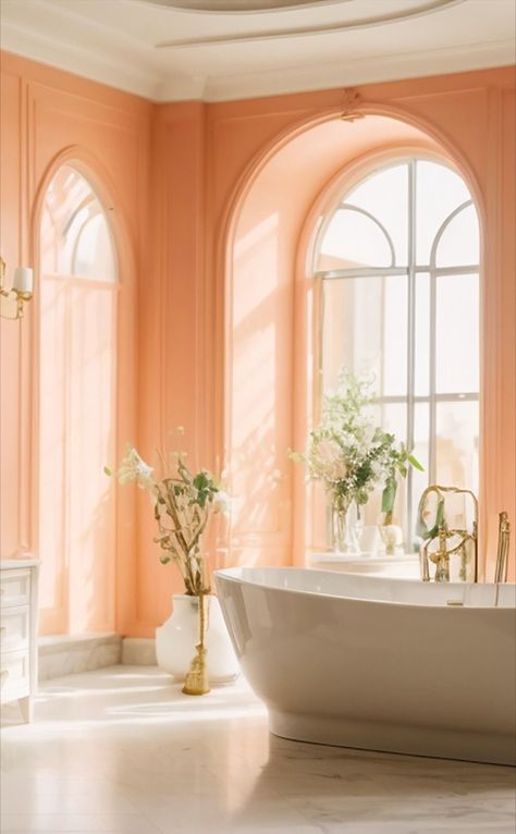 Color Of The Year 2024, Ads Social Media, Modern Restaurant Design, Paid Ads, Pink Orange Yellow, Cool Breeze, Apartment Bathroom, Peach Fuzz, Branding Design Inspiration