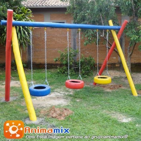 Diy Garden Decoration, Tire Playground, Diy Kids Playground, Backyard Kids, Tire Garden, Backyard Toys, Kids Backyard Playground, Backyard Kids Play Area, Outdoor Fun For Kids