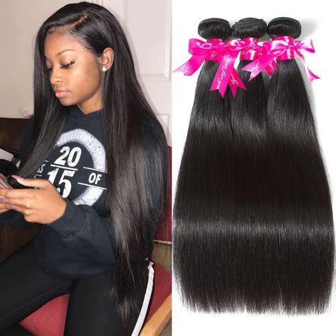 PRICES MAY VARY. Subella Hair has Own Factory, We Support The High Quality Hair With Affordable Price.1. Hair Material: 100% Unprocessed Brazilian Straight Human Hair2. Hair Material Grade: Grade 10A Human Hair3. Hair Quality: Soft & bouncy, Thick & Shiny; No Tangle, No Shedding, No Smell, No Chemical Processing, Can Be Permed and Styled4. Hair Length & Weight: 8-28inch; 95g-100g each Bundle5. Hair Color: natural black color, suitable dyed and bleached to any colors6. Hair Package: Brazilian Str Bundles With Frontal, Straight Human Hair Bundles, Brazilian Hair Bundles, Straight Hair Bundles, Brazilian Hair Weave, Frontal Hairstyles, Human Hair Bundles, Peruvian Hair, Lace Hair