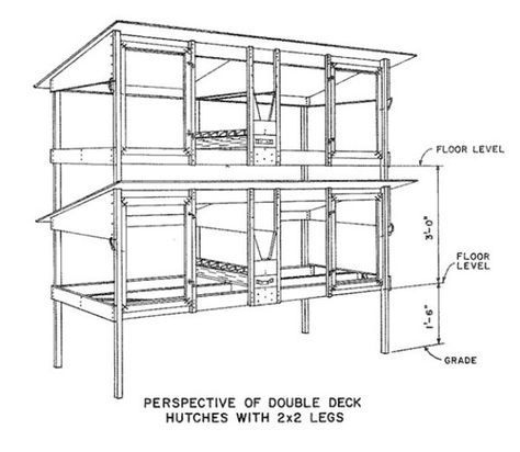 Want to keep rabbit for meats or pet? You need to build a rabbit hutch. Here's a collection of 50 free DIY rabbit hutch plans and ideas. Double Rabbit Hutch, Wire Rabbit Cages, Rabbit Cages Outdoor, Reban Ayam, Rabbit Hutch Plans, Large Rabbit Hutch, Indoor Rabbit Cage, Raising Rabbits For Meat, Diy Rabbit Hutch