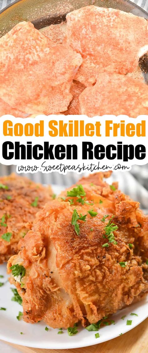 Skillet Fried Chicken Fried Chicken In Electric Skillet Recipe, Cast Iron Skillet Fried Chicken, Electric Skillet Fried Chicken, Fried Chicken On Stove Top, Fried Chicken Recipe Easy Skillet, Fried Chicken Recipe Cast Iron Skillet, Fried Chicken In Electric Skillet, Stovetop Fried Chicken, Simple Chicken Breast Recipes Skillet