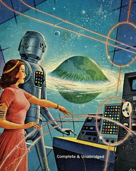 Retro-Futurism | Aesthetics Wiki | Fandom Retro Futurism Aesthetic, Retro Futurism Art, Vintage Futurism, Futurism Art, Arte Peculiar, Futuristic Aesthetic, World Of Tomorrow, New Retro Wave, Futuristic Art