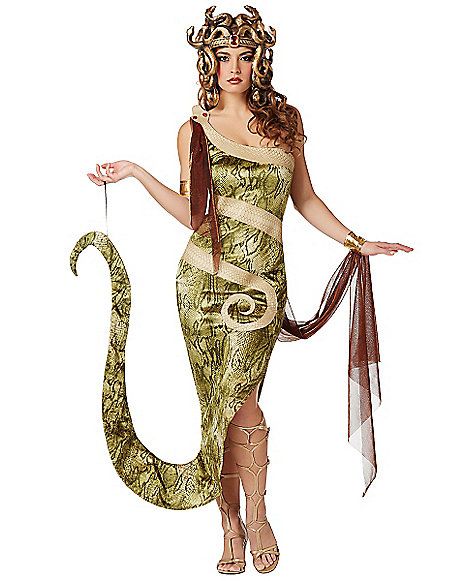 Steampunk Womens Costume, Medusa Halloween Costume, Snake Costume, Spirit Costume, Spirit Halloween Costumes, Medusa Costume, Halloween Costume Store, Halloween Costumes For Women, Black Halloween Dress