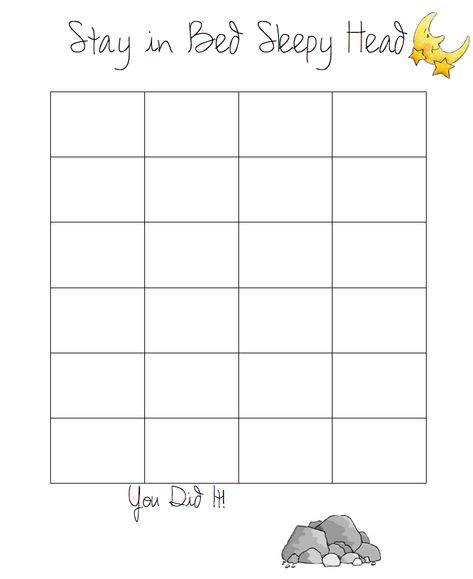 Stay in Bed chart Toddler Sleep Chart, Bedtime Chart, Toddler Chart, Sleep Chart, Baby Chart, Toddler Reward Chart, Rewards Chart, Baby Feeding Chart, Goal Charts