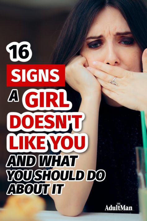 Is she ignoring you, playing hard to get, or just being downright confusing? Learn these 16 signs and you'll know how to tell if a girl doesn't like you, today. Signs She Likes You, How To Approach Women, Female Perspective, Flirting With Men, Play Hard To Get, A Girl Like Me, Dating Tips For Men, Relationship Psychology, Best Relationship Advice