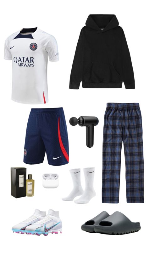 Training day Boys Athletic Outfits, Soccer Game Outfits, Sporty Outfits Men, Drippy Outfit, Soccer Outfit, Classy Outfits Men, Soccer Outfits, Type Shi, Baggy Clothes