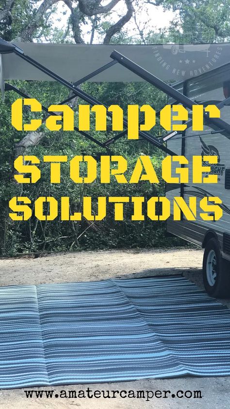 Discover these top rated storage solutions to get your camper organized and ready for your next camping adventure. #camperstorage #rvstorage #camping Florida Campgrounds, Cool Camping Gadgets, Florida Camping, Camper Organization, Camping Gadgets, Camper Storage, Camping Storage, Camper Camping, Gifts For Campers