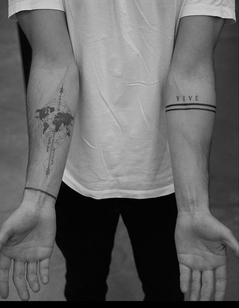 Men's Forearm Tattoos, Statement Tattoo, Small Dope Tattoos, Band Tattoos For Men, Family Tattoos For Men, Simple Tattoos For Guys, Mode Prints, Tattoo Time, Tatoo Inspiration