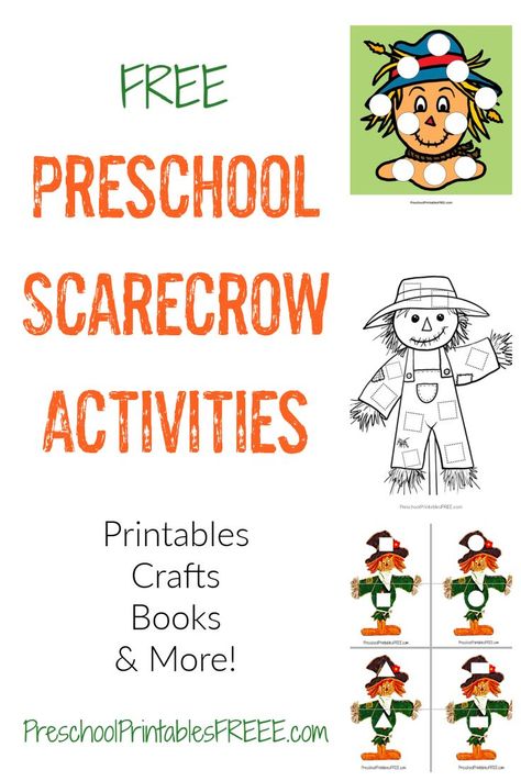 Free printable scarecrow activities for preschoolers. Preschool scarecrow activities and crafts. Preschool Scarecrow, Scarecrow Activities, Scarecrow Crafts, Homeschool Preschool Activities, Free Preschool Printables, Preschool Programs, Name Crafts, Activities For Preschoolers, Fun Fall Activities