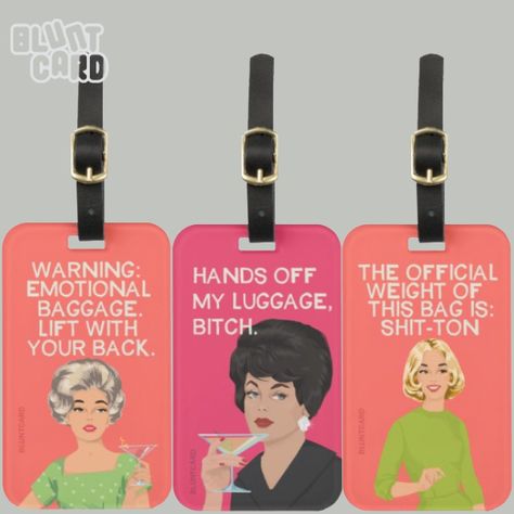 Luggage Tags Ideas, Funny Luggage Tag Sayings, Sublimation Luggage Tags, Sublimation Luggage Tag Ideas, Cricut Mirror, Bag Tag Design, Luggage Tags Diy, Funny Luggage Tags, Mirror Keychain