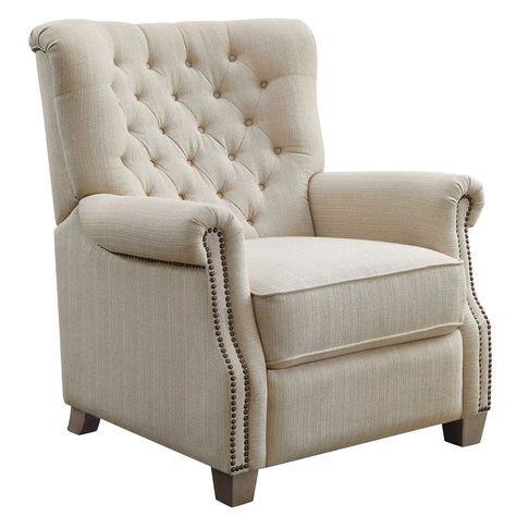 Button Tufted Chair, Tufted Chair, Better Homes And Garden, Beige Fabric, Fabric Upholstery, My New Room, Small Living, Better Homes, Better Homes And Gardens