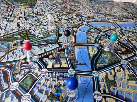 The Boarding Kennel Reviews: Scotland Yard! | Scotland Yard | BoardGameGeek Scotland Yard, Game Design, Board Games, Scotland, City Photo, The Past, Design