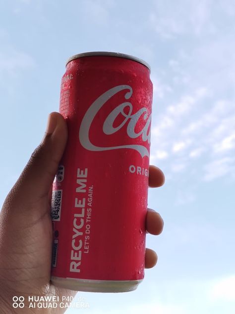 An ice cold can of coke on a beautiful afternoon! Cocoa Cola, Coke Zero, Coca Cola, Beverage Can, Cocoa, Drinks