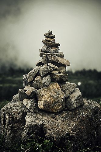 Pile of Stones, Sendai, Japan by Christian Lindberg, via Flickr Fairy Wheel, Ebenezer Stone, Stone Henge Photography, Forest Rocks, Rocks In Forest, River Rock Sculpture, Stacking Rocks, Pile Of Rocks, Sendai Japan