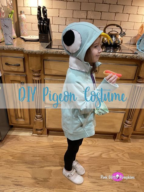 Pigeon Costume Diy Book Characters, Diy Pigeon, Pigeon Costume, Pigeon Books, Hotdog Costume, Book Character Day, Book Costumes, Book Character Costumes, Red Ribbon Week