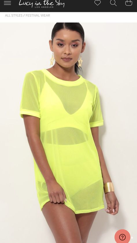 Neon Outfits Party, Casual Church Outfits Summer, Summer Bar Outfits, Neon Party Outfits, Dinner Outfits Summer, Summer Work Outfits Office, Church Outfit Casual, Neon Accessories, Rave Looks