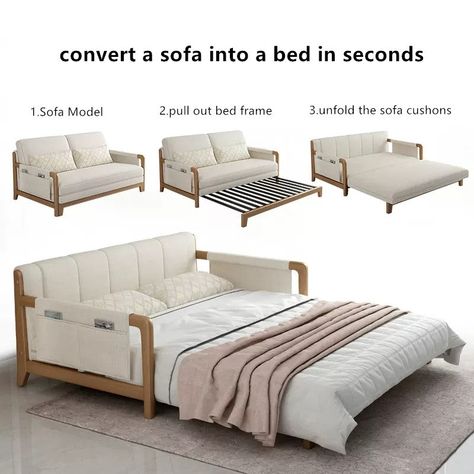 Mood Dark, Sofa Bed For Small Spaces, Pull Out Sleeper Sofa, Luxurious Lounge, Space Saving Furniture Bedroom, Multi Functional Sofa, Foldable Furniture, Foldable Bed, Sofa Bed Design