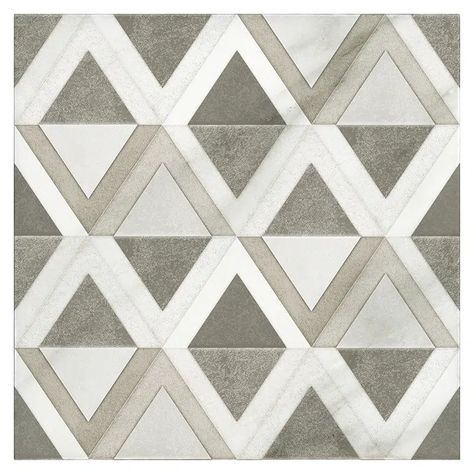 Sawyer Triangle Tile | StoneImpressions Patterns Artisan Stone Tile, Triangle Tile, Triangle Tiles, Floor Texture, Stone Tile, Hand Painted Rocks, Stone Pattern, Painted Rock, High Contrast