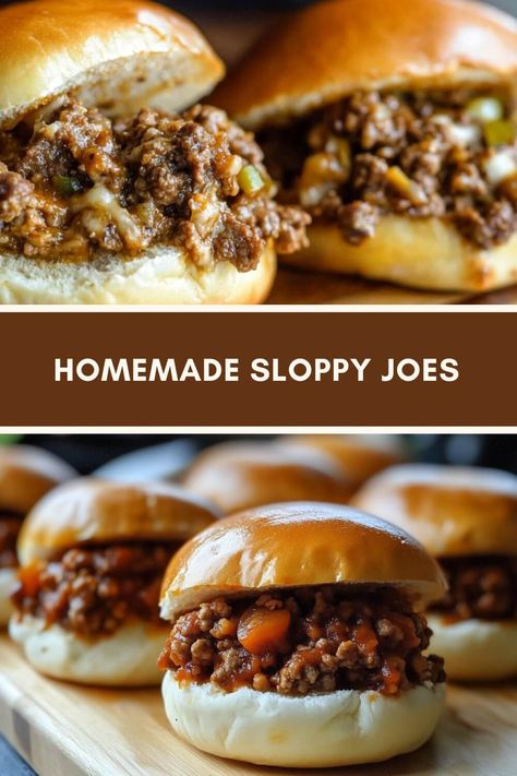 HOMEMADE SLOPPY JOES Sloppy Joe Bar Party, Sloppy Joe Bar, Left Over Sloppy Joe Meat What To Do With, Neat Sloppy Joes, Sloppy Joe Variations, Man Which Sloppy Joes, Smokey Sloppy Joe And Provolone, Joe Bar, Awesome Sandwiches