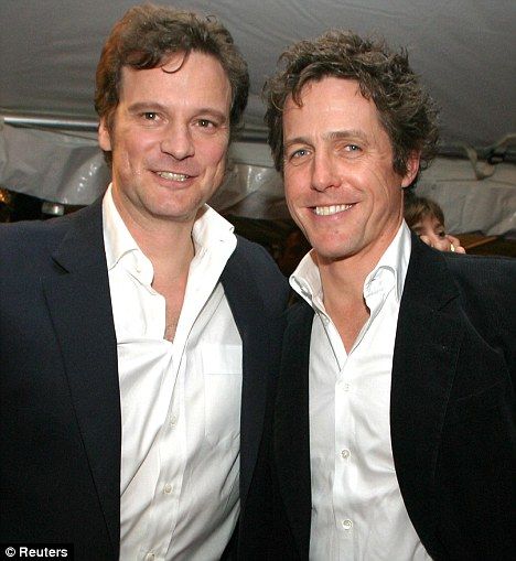 Firth AND Grant: the dynamic British duo; never forget the fight in Bridget Jones Diary!!! Bridget Jones Diary, Hugh Grant, Bridget Jones, Colin Firth, Love Actually, British Men, Foto Art, British Actors, Famous Faces