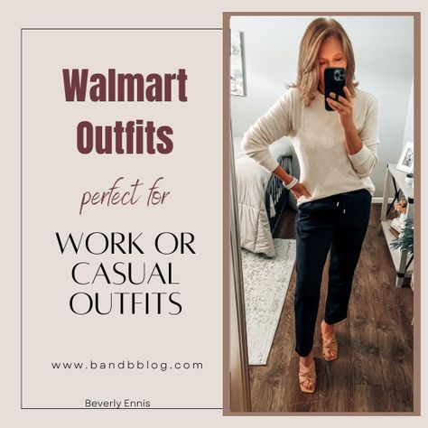 Thanks to Walmart for sponsoring this post; as always, all opinions are my own. You girls know I am an avid fan of my Walmart+ membership to get my groceries delivered for free ($35 order minimum Restrictions apply), so today, I thought I would share how I refreshed my fall closet! If you have been following, then you know that I have been busy moving the past month or so, and getting my essentials delivered has helped me through the tough days. My Walmart+ membership is not just about having... Business Casual Outfits Target, Walmart Business Casual Work Outfits, Walmart Work Outfits, Walmart Winter Outfits, Walmart Fashion 2024, Office Outfits Women Curvy, Work Wear Spring, Beverly Ennis Hoyle, My Essentials