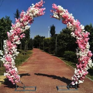 Cherry Blossom Arch, Moon Arch, Decor For Party, Arch Door, Floral Archway, Metal Wedding Arch, Cherry Blossom Wedding, Arch Backdrop, Photo Packages