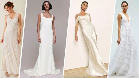 Looking for a casual wedding dress? We've shopped for stunning simple low-key and laid-back bridal styles, from short and non-traditional to affordable informal bridal gowns. From ASOS, John Lewis, Monsoon, Coast & more Casual Wedding Dresses, Asos Wedding Dress, Smaller Wedding, Liz Dress, Low Key Wedding, Small Weddings Ceremony, Embroidered Wedding Dress, Bridal Styles, Silk Wedding Dress