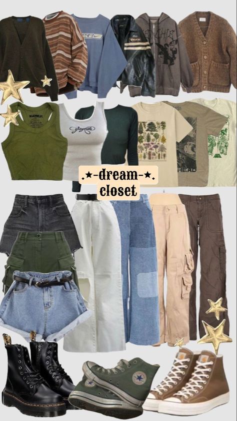 Earthy Overalls Outfit, Grungy Outfit Inspiration, Wave To Earth Inspired Outfits, Woodland Aesthetic Outfit, Earthy Crunchy Outfits, Clothing Astethic Types, Style Inspiration Summer 2024, Nature Core Outfits, Earth Core Outfits