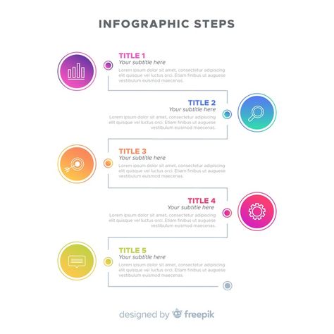 Roadmap Infographic Design, 4 Steps Infographic, Steps Infographic Design, Gradient Infographic, Infographic Steps, Step Infographic, Roadmap Infographic, Ppt Ideas, Infographic Ideas