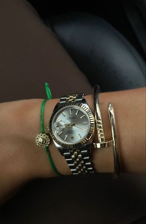 Rolex Two Tone, Tone Women, Happy Marriage Anniversary, Beauty Hacks Nails, Rolex Watches Women, Toned Women, Women Aesthetic, Classy Aesthetic, Dope Jewelry