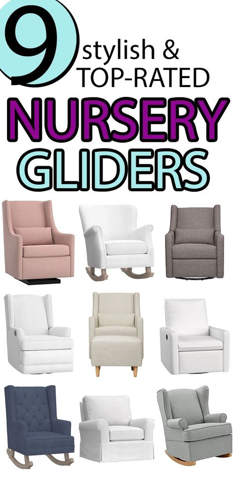 The Best Nursery Gliders of 2020 - The Greenspring Home Nursery Rocker Recliner, Affordable Nursery Furniture, Nursing Chairs, Nursery Glider Rocker, Affordable Nursery, Budget Nursery, Nursery Recliner, Rocker Glider, Nursery Gliders