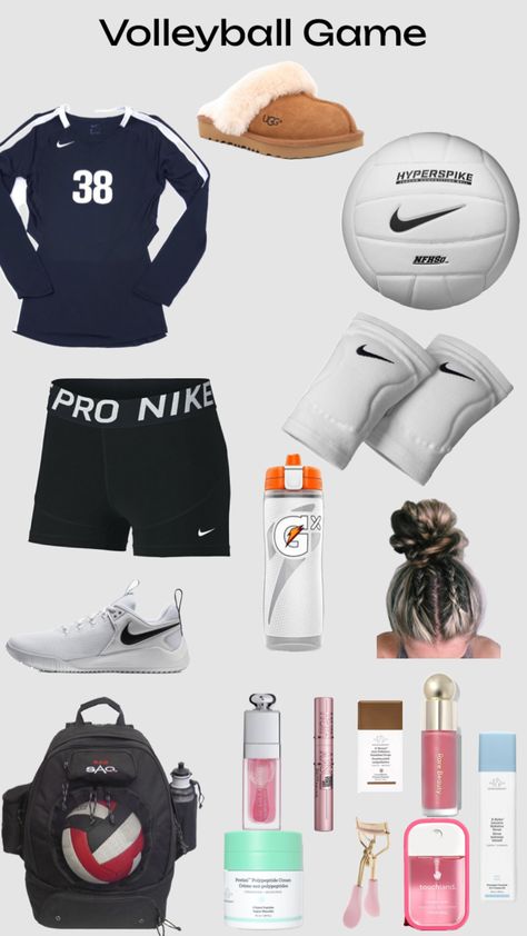 Sports To Play In Middle School, Volleyball Fits, Volleyball Things, Volleyball Bag, Volleyball Practice, Volleyball Stuff, Volleyball Inspiration, Volleyball Tips, Volleyball Workouts