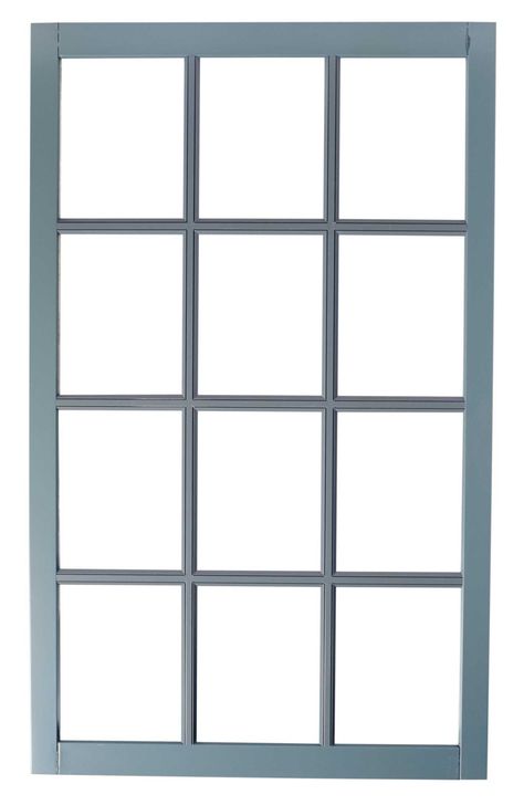 Window pane mirrors can be quite expensive if you purchase one ready-made, but you can... Fake Window Panes, Faux Window Panes, Window Pane Mirror, Window Grids, Fake Window, Faux Window, Window Pane, Home Repairs, Home Maintenance