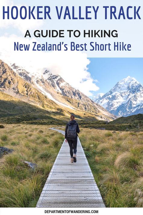 Hooker Valley Track, New Zealand's Best Short Hike Roadtrip Tips, Road Trip New Zealand, Australia Packing List, Hiking New Zealand, New Zealand Itinerary, New Zealand Adventure, Nz Travel, New Zealand Travel Guide, New Zealand South Island