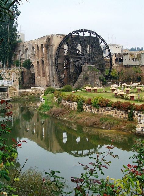 Syria Landscape, Syria Poster, Syrian Aesthetic, Hama Syria, Syrian Beauty, Syrian Culture, Ancient Buildings Architecture, Syria Pictures, Missing Home