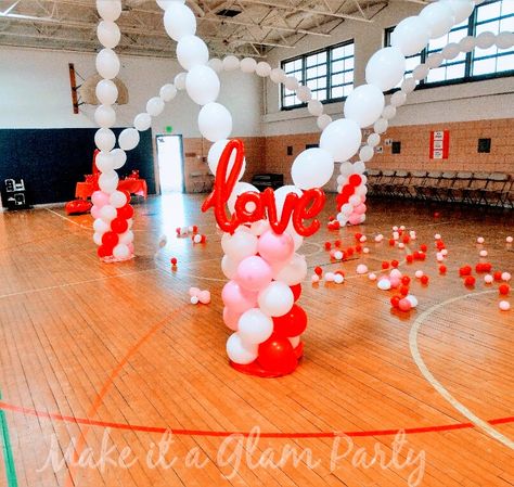 Valentine's Day Dance Theme: Tutus and Bow tie Father Daughter Sweetheart Dance, Sweetheart Dance Themes, Valentine's Day Dance, Sweetheart Dance Elementary School, School Valentines Dance, Valentines School Dance Decorations, Valentine’s Dance, School Dance Decor, Elementary Valentines Dance